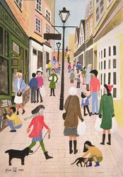 Christmas Steps, Bristol, 1989